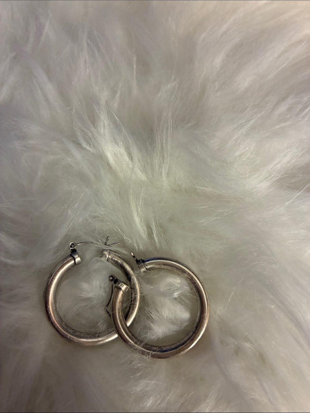 Sterling Silver Hoop Earrings - Women Jewelry